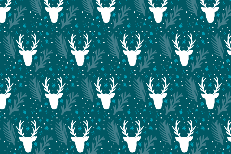 Vánoční prostírání pro elegantní sváteční stůl - TenStickers