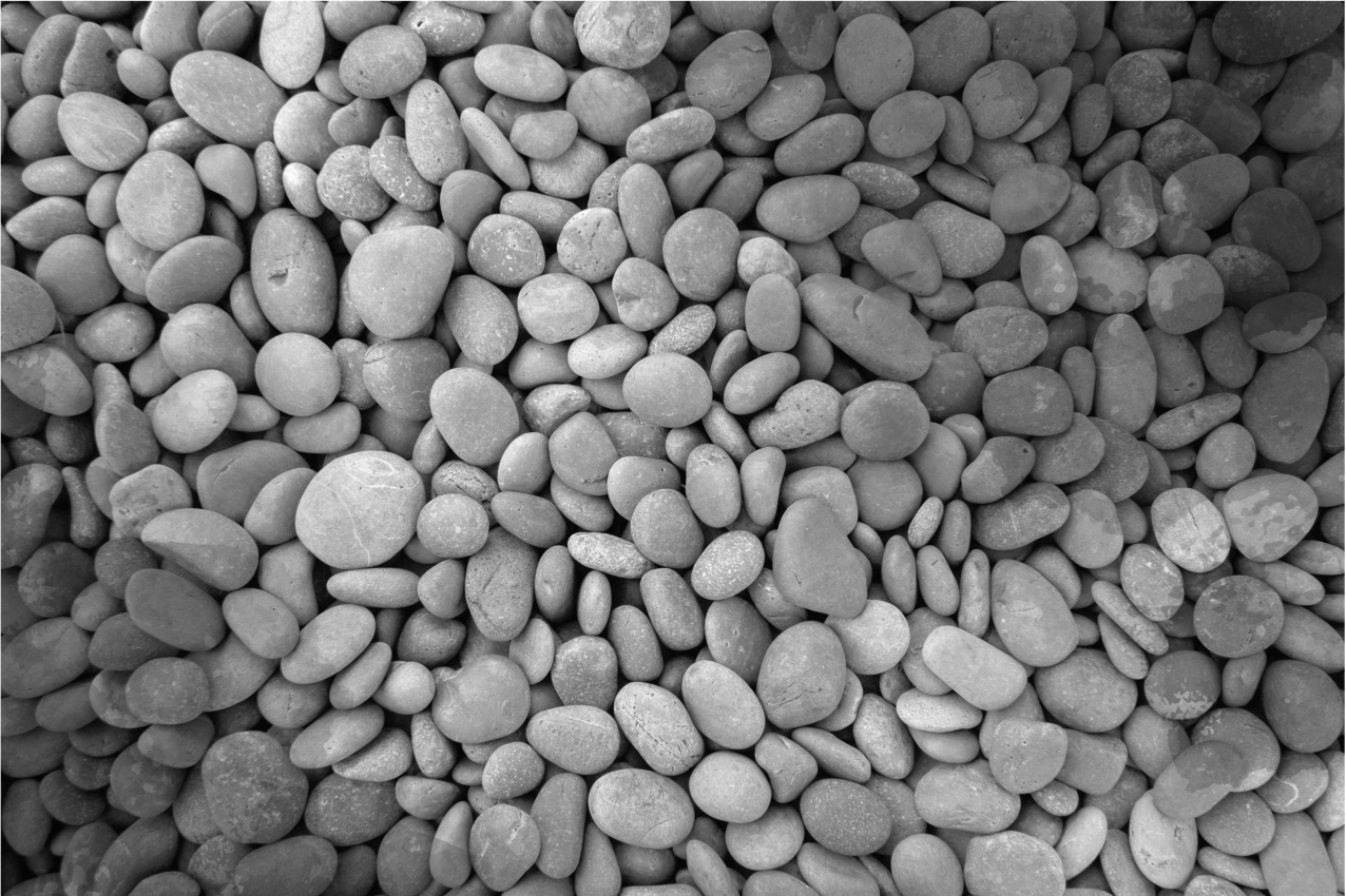 šedé kameny elegantní prostírání - TenStickers