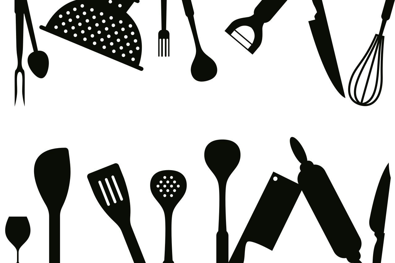 Originální prostírání kolekce kuchyňských potřeb - TenStickers