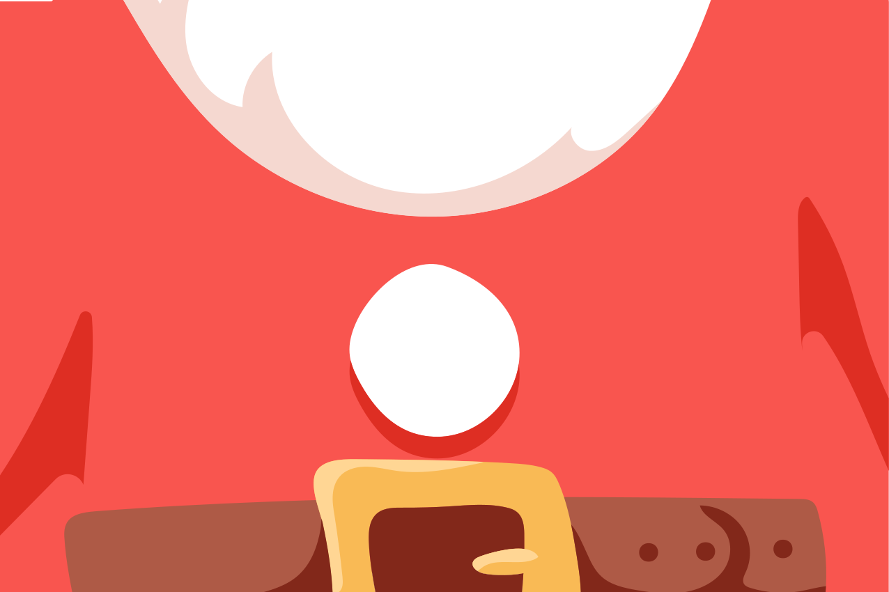 Vánoční prostírání s mikulášem - TenStickers