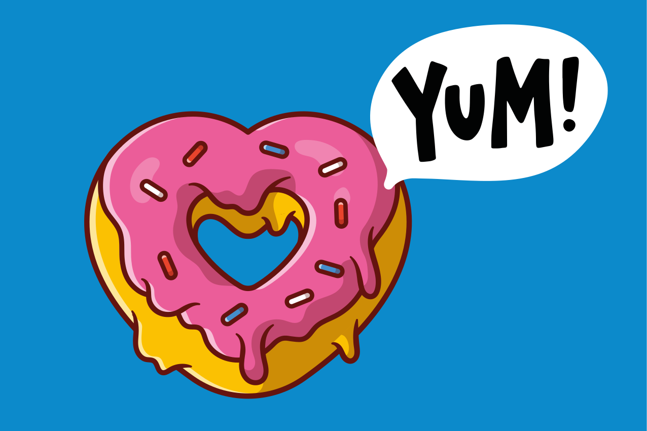 Dětské prostírání ve tvaru srdce - TenStickers