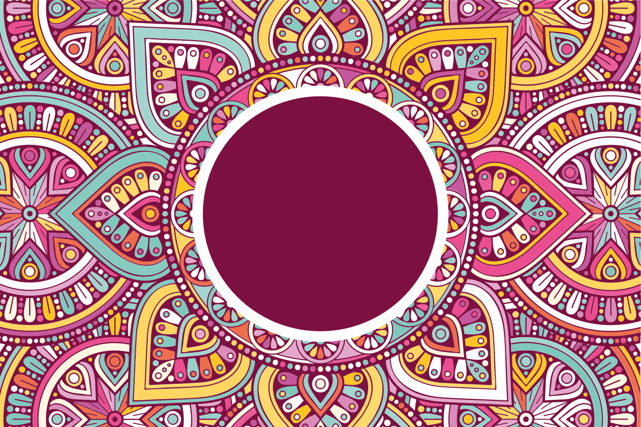 Mandala navrhuje vinylové prostírání - TenStickers