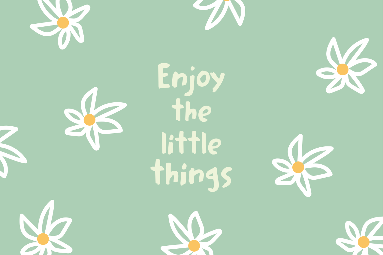 Originální prostírání s květinovým motivem sedmikrásky - TenStickers