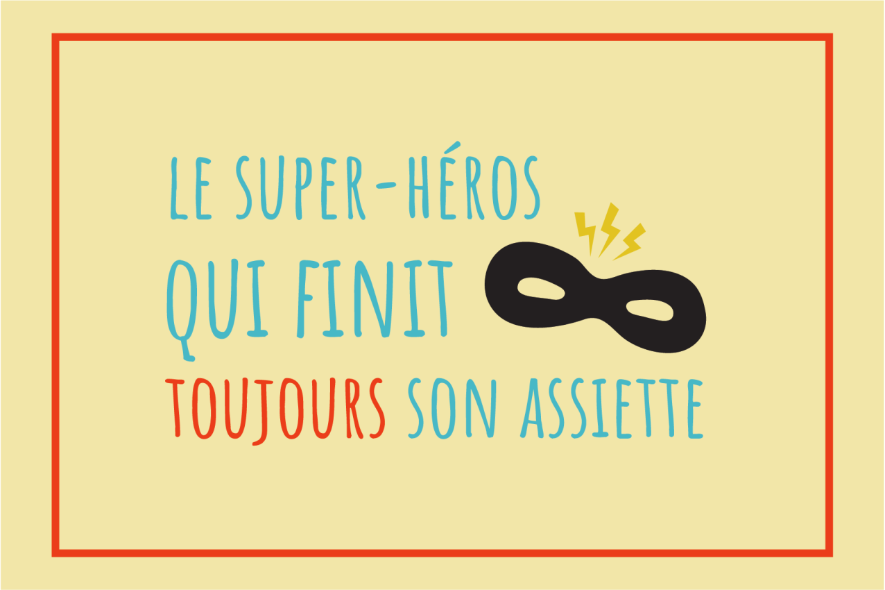 Dětské prostírání s inspirací superhrdinů - TenStickers