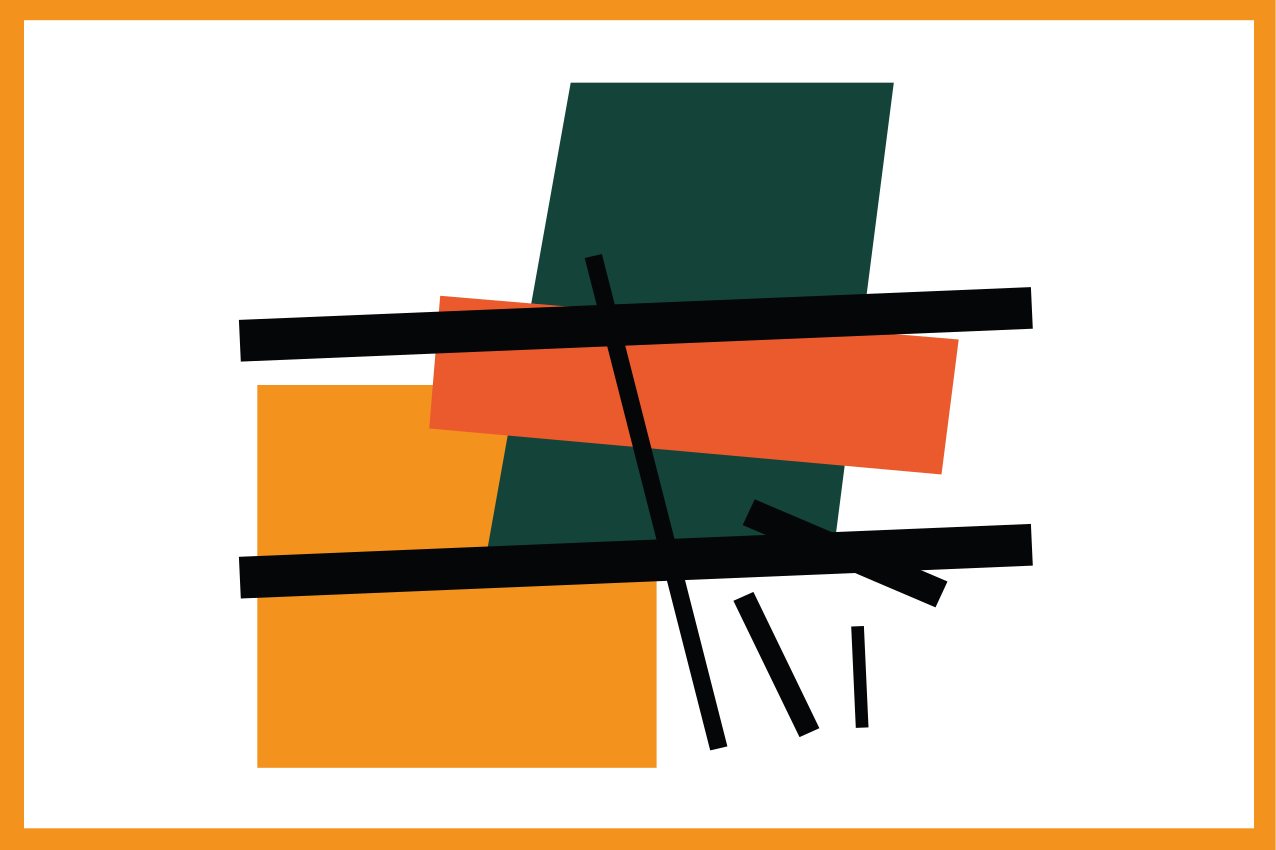 Moderní prostírání abstraktní geometrické bloky - TenStickers