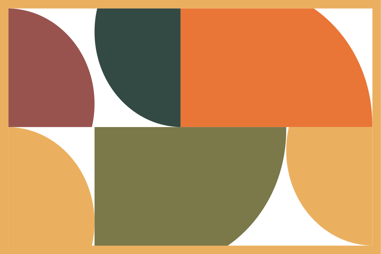 Abstraktní geometrické umění originální prostírání - TenStickers