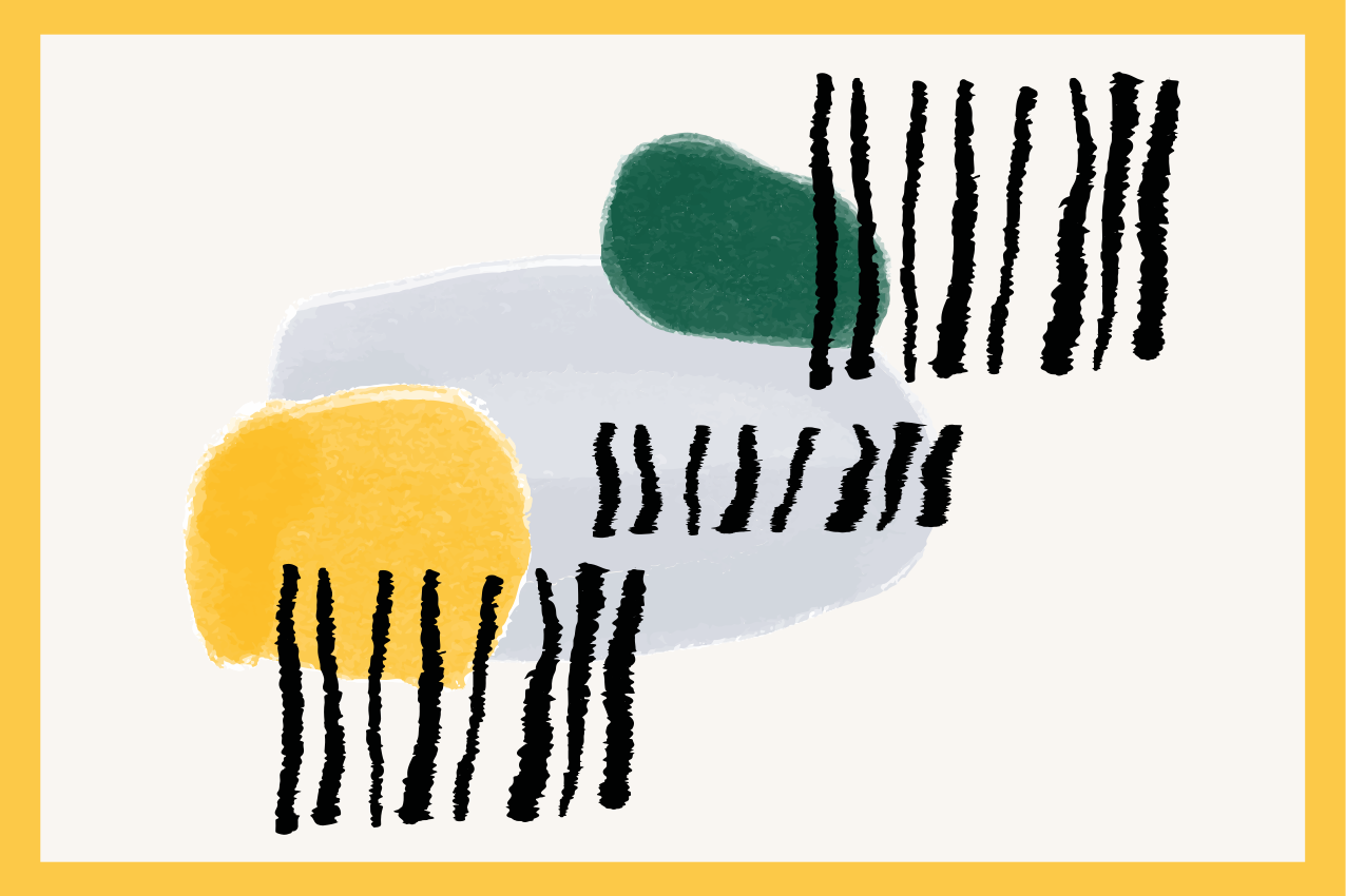 Moderní prostírání s živými geometrickými tvary - TenStickers