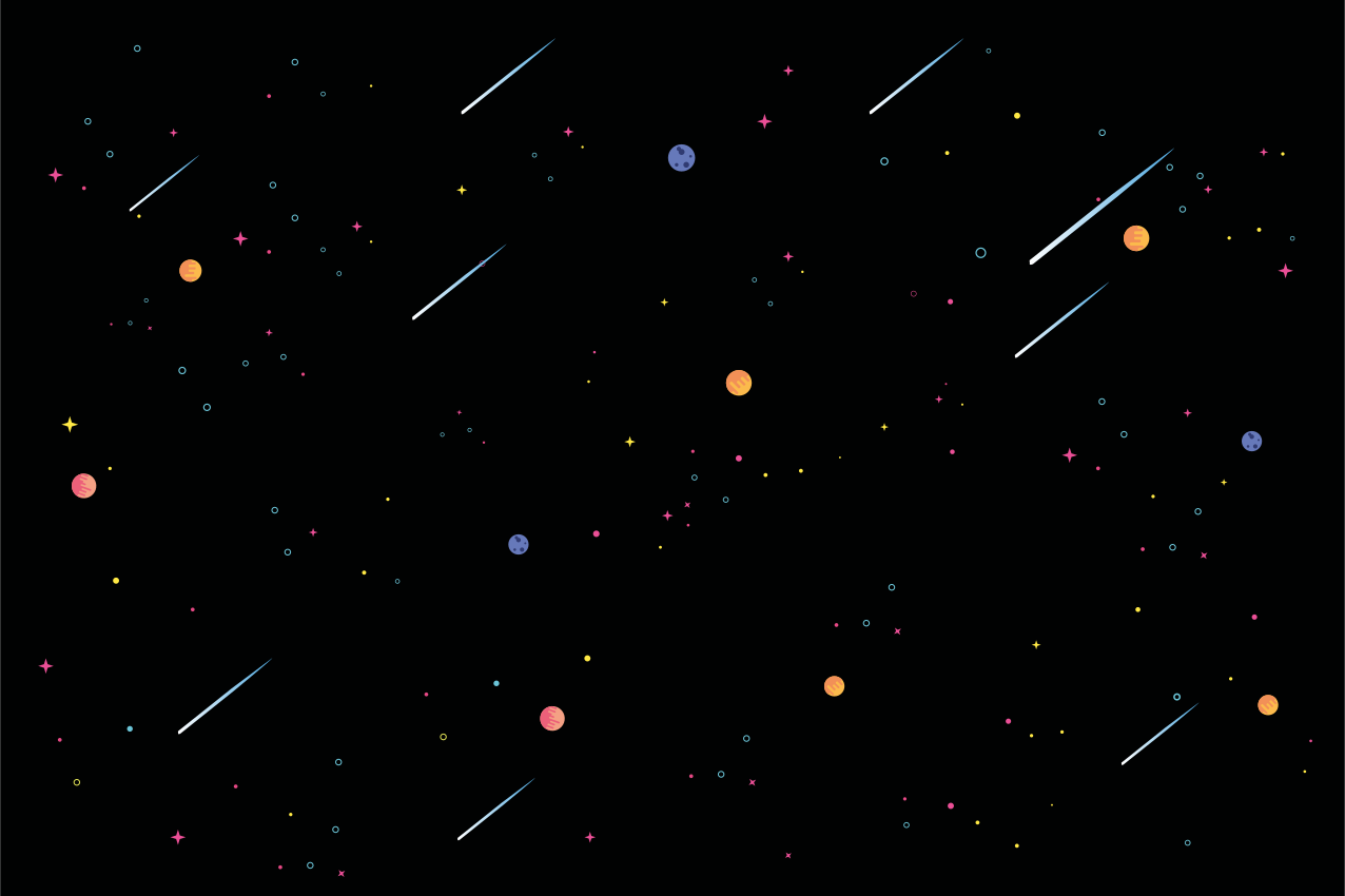 Dětské prostírání s vesmírným motivem - TenStickers