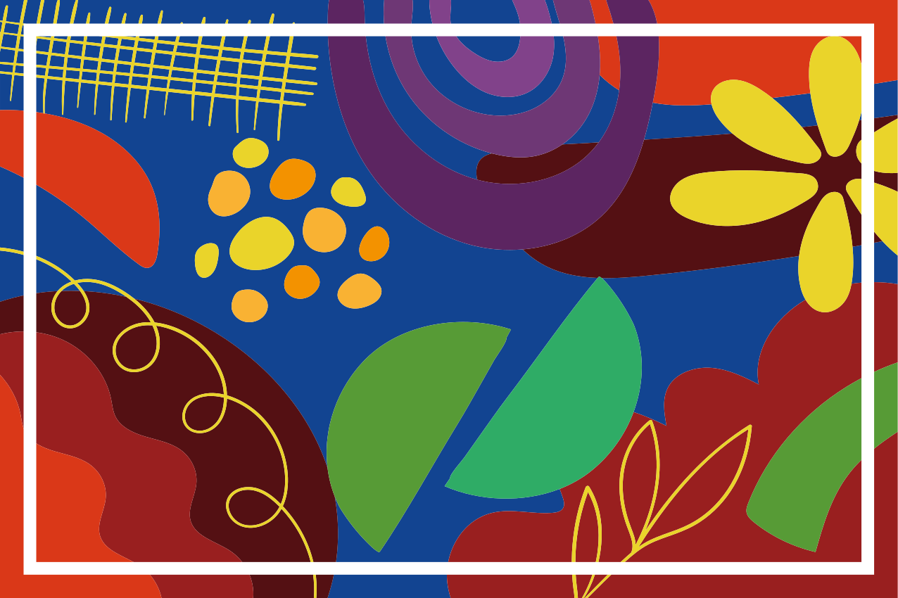 Originální prostírání s výraznými geometrickými vzory - TenStickers