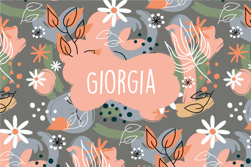 Květinové barevné provedení přizpůsobené prostírání - TenStickers