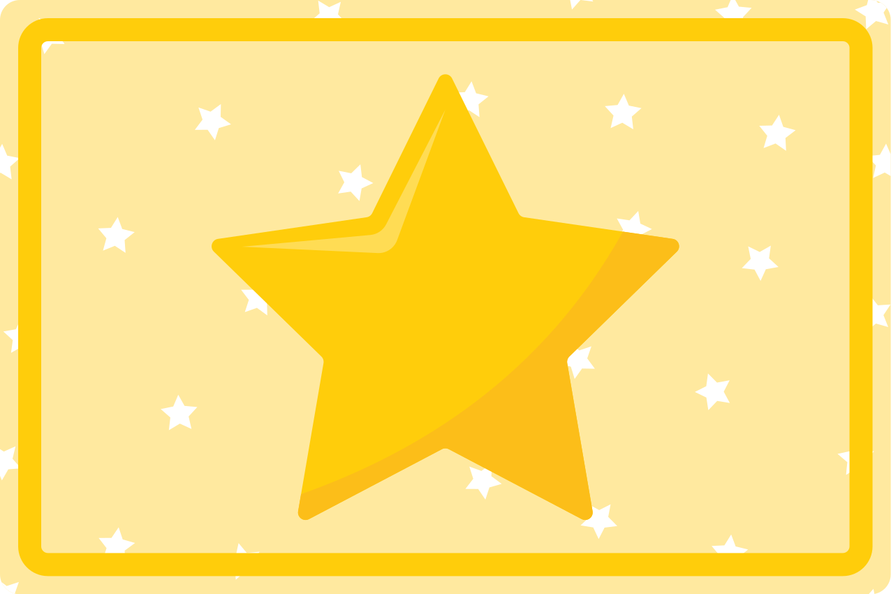 Dětské prostírání v barevném tvaru hvězdy - TenStickers