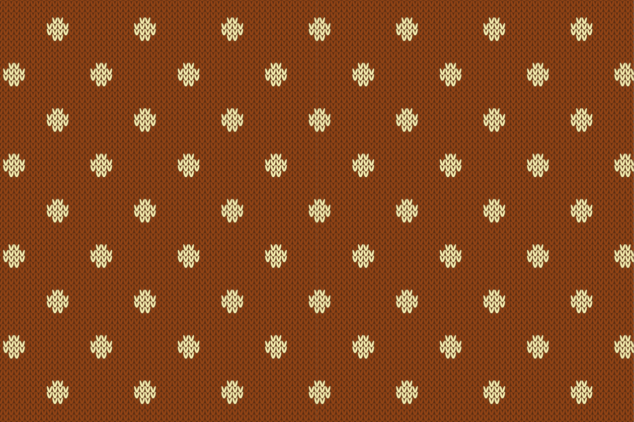 Puntíky pletené vzor domácí prostírání - TenStickers