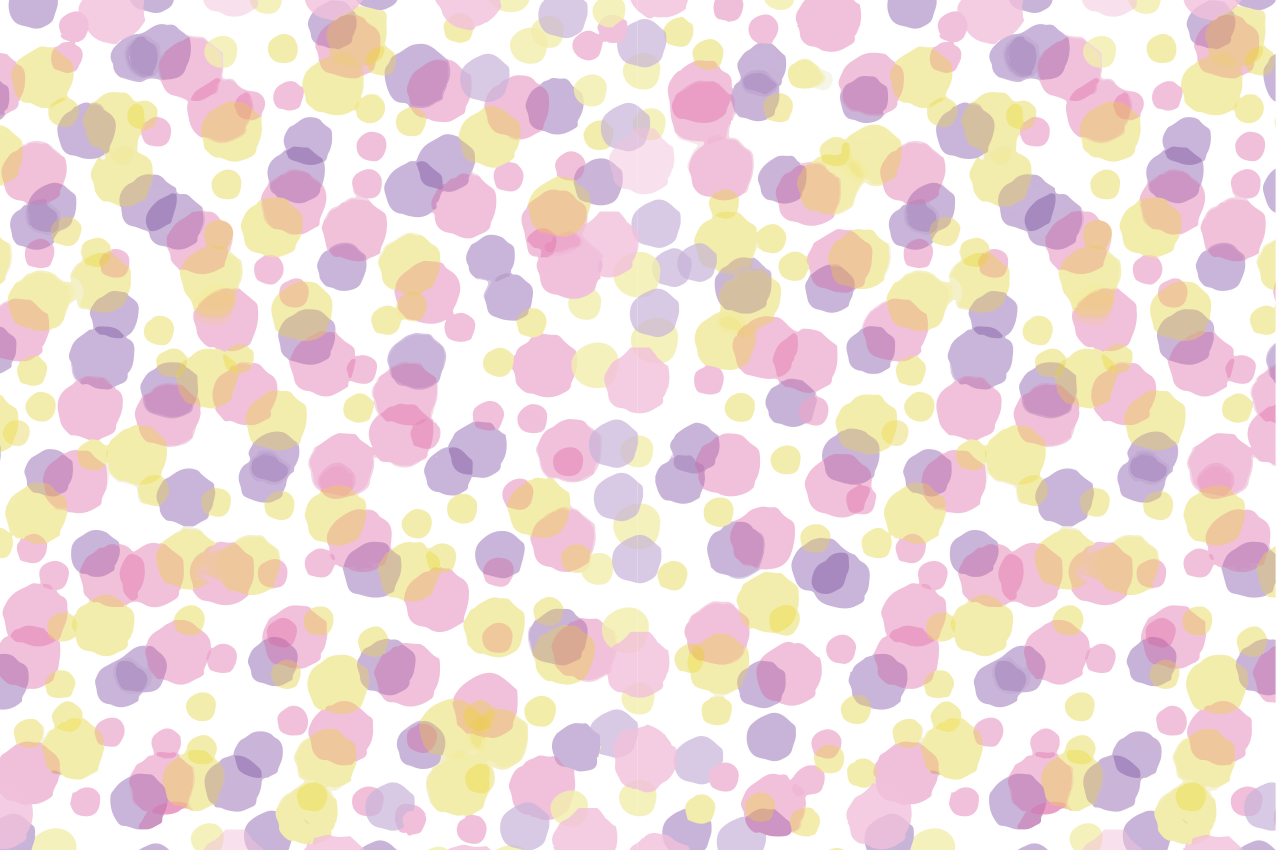 Paster akvarel puntíky moderní prostírání - TenStickers