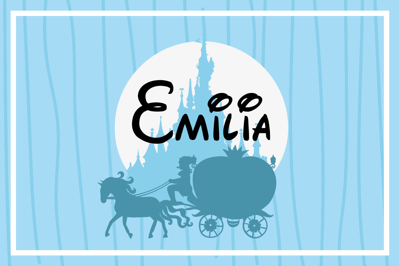 Dětské prostírání s kočárem taženým koňmi - TenStickers