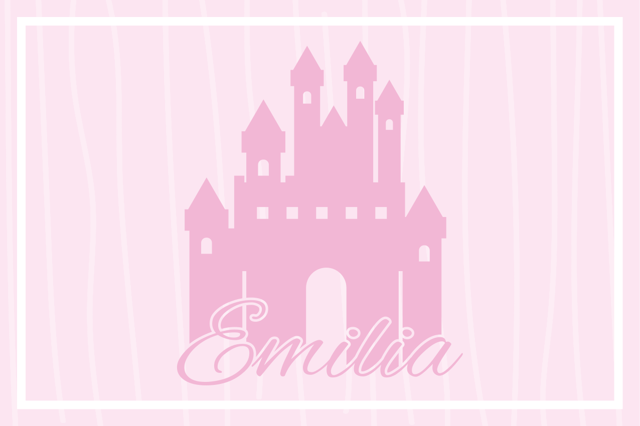 Dětské prostírání s motivem hradu - TenStickers