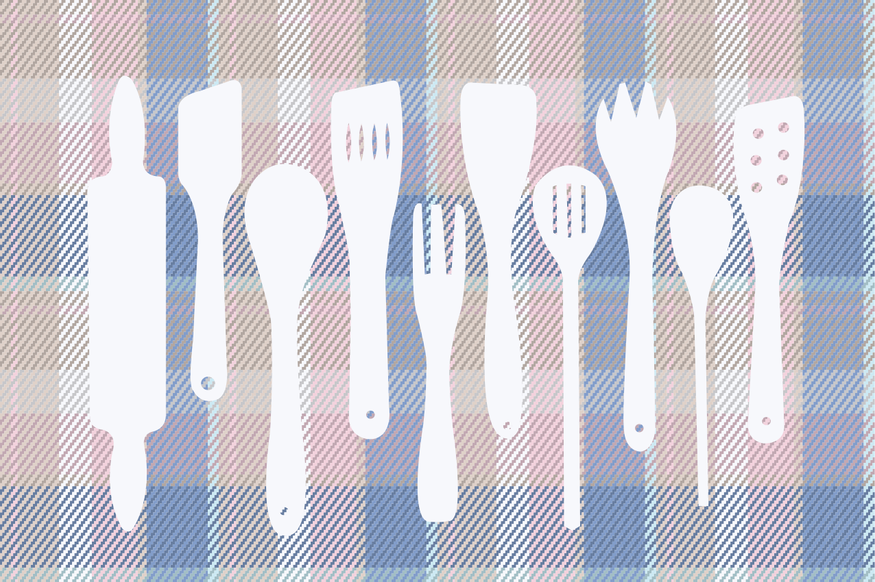 Moderní prostírání s kostkovaným vzorem - TenStickers