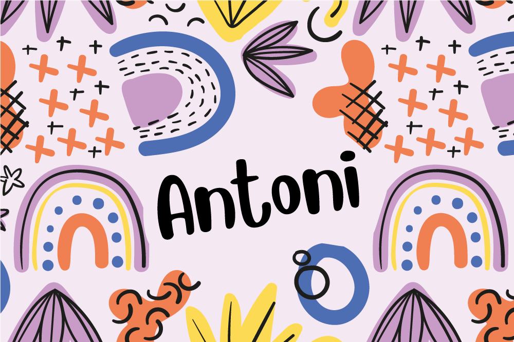 Dětské prostírání s barevnými duhovými vzory - TenStickers