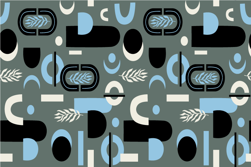 Moderní prostírání s geometrickým vzorem - TenStickers