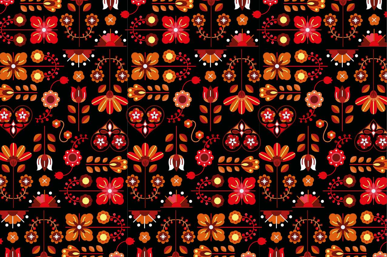 Originální prostírání Živá botanická kompozice - TenStickers