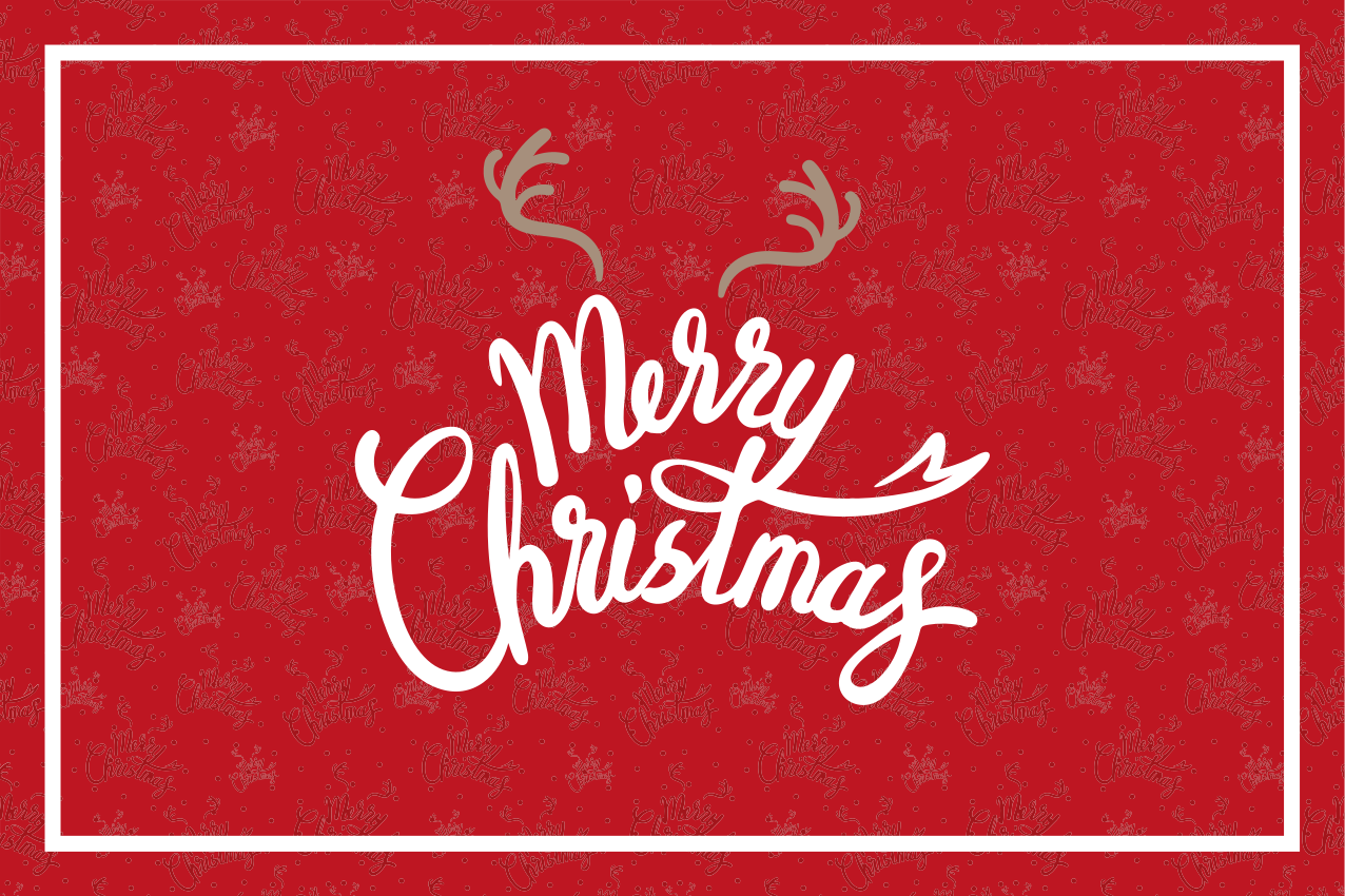 Vánoční prostírání radostné vánoční pozdravy - TenStickers