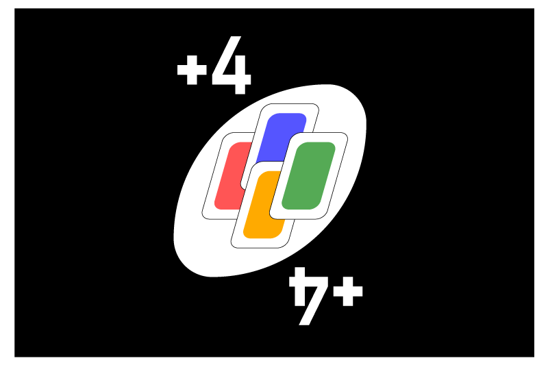 Originální prostírání inspirované hrou s kartami - TenStickers