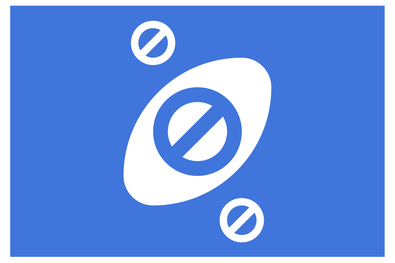 Moderní prostírání v minimalistickém modrém tónu - TenStickers