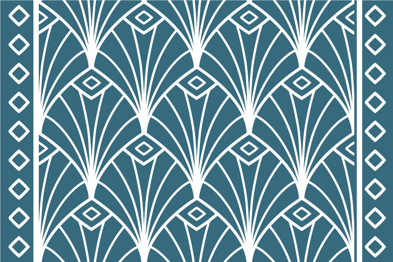 Moderní prostírání s elegantním květinovým vzorem - TenStickers