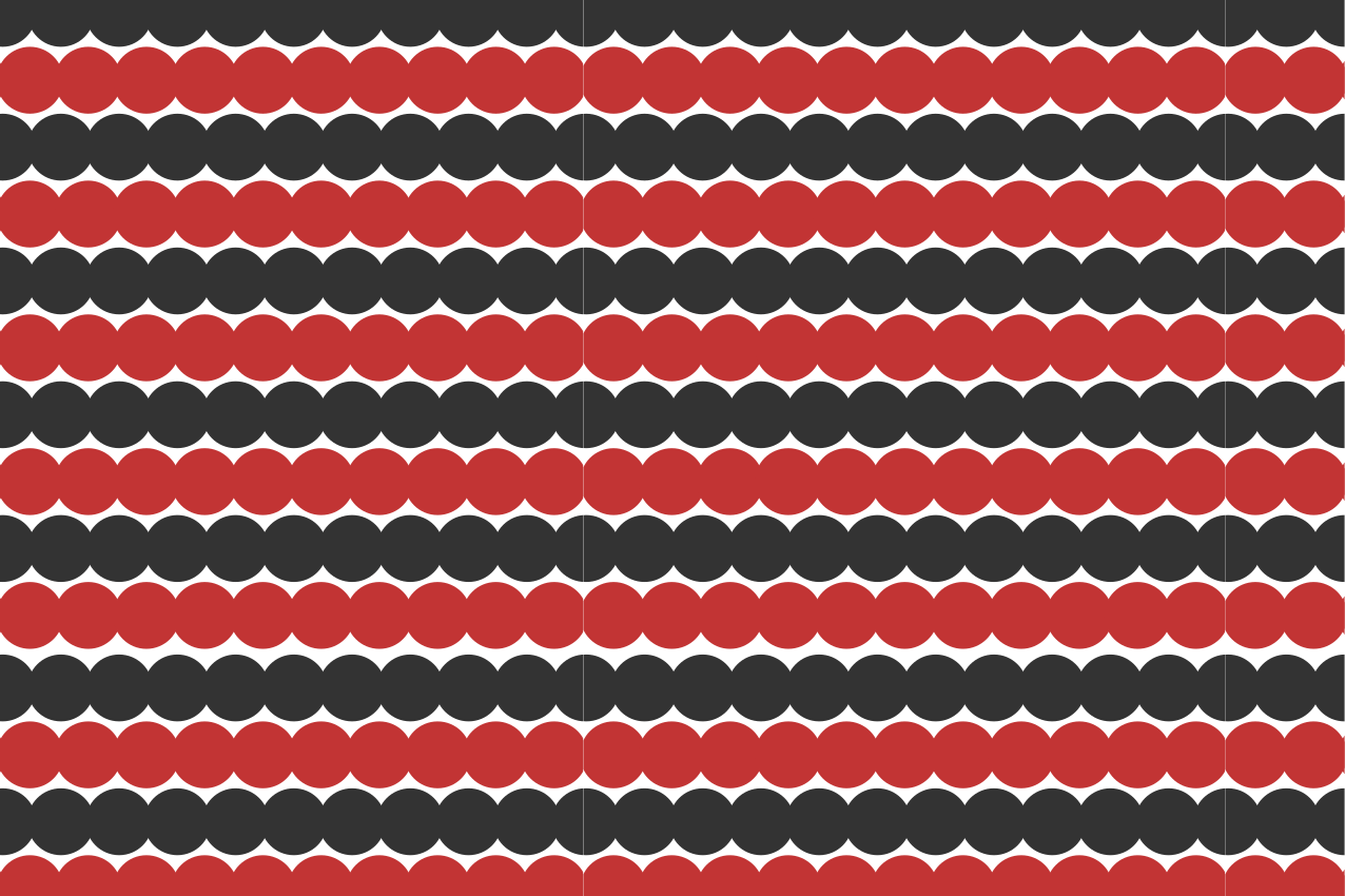 Moderní prostírání s vrstveným kruhovým vzorem - TenStickers