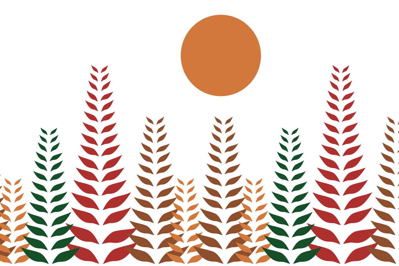 Moderní prostírání s elegantním listovým motivem - TenStickers