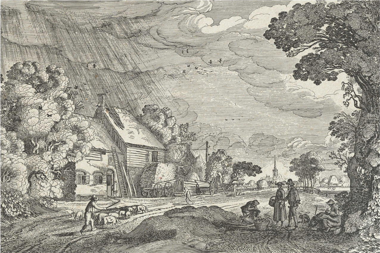 Originální prostírání s vintage krajinou - TenStickers