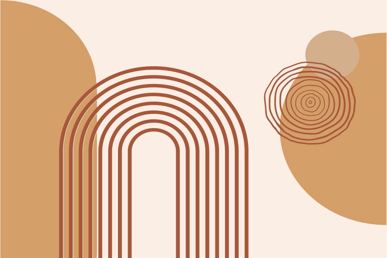 Nové teplé moderní prostírání v geometrickém stylu - TenStickers