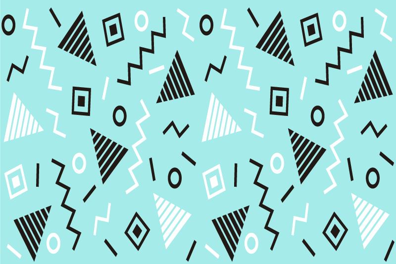 Moderní prostírání geometrické vzory - TenStickers