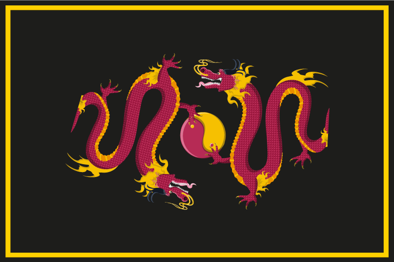 Originální prostírání s drakem - TenStickers