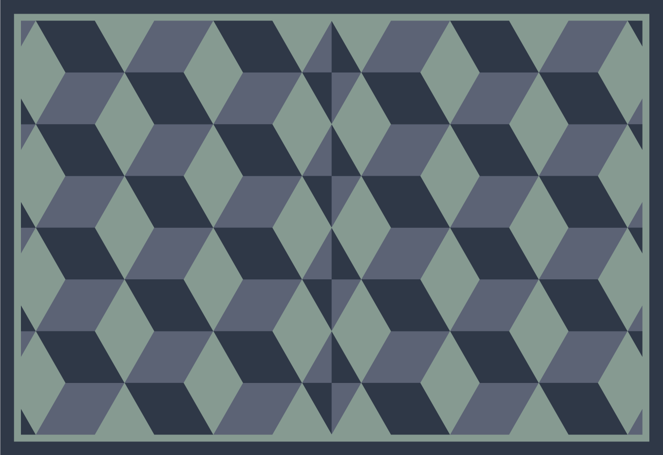 Vánoční prostírání v geometrickém stylu - TenStickers