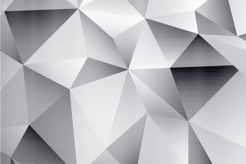 Stříbrné kosmické geometrické texturované prostírání - TenStickers