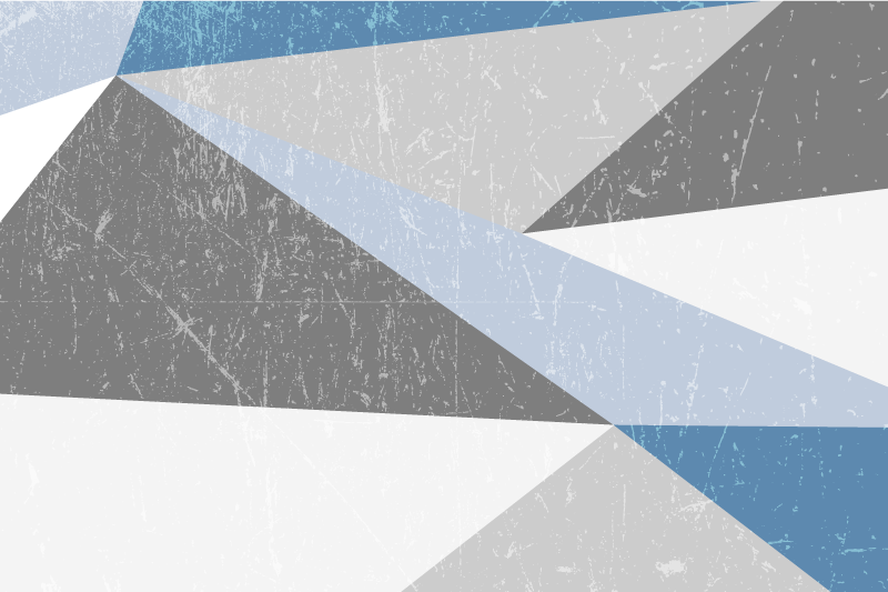 Moderní prostírání s geometrickými úhlovými vzory - TenStickers