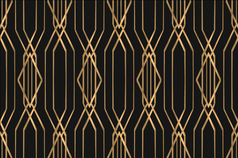 Vinylové prostírání s geometrickým čtvercovým designem - TenStickers