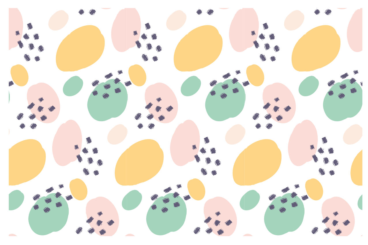 Originální prostírání barevný abstraktní prvek - TenStickers