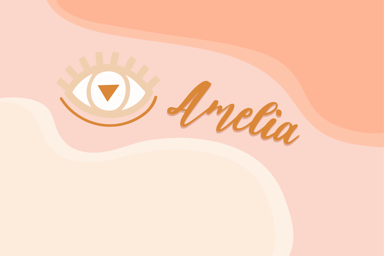 Prostírání se jménem s motivem oka - TenStickers