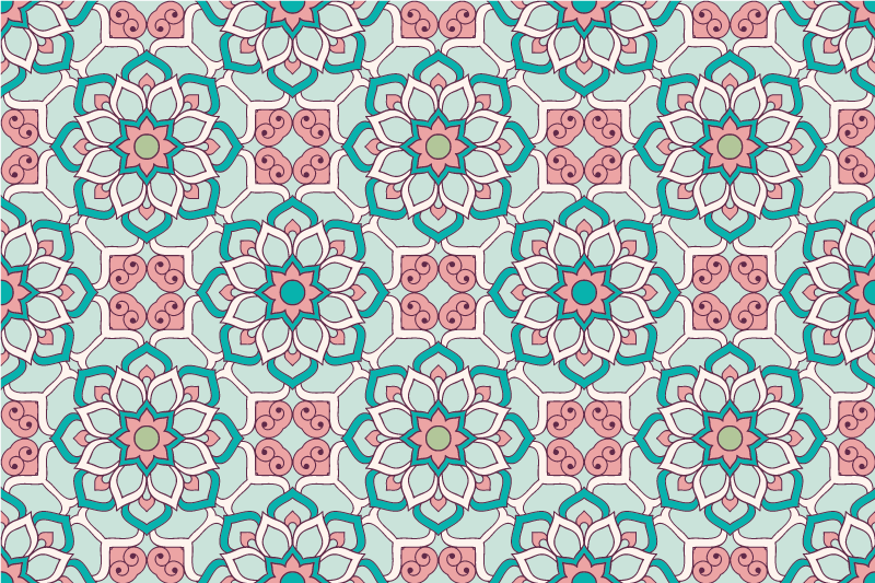 Originální prostírání v květinovém stylu - TenStickers