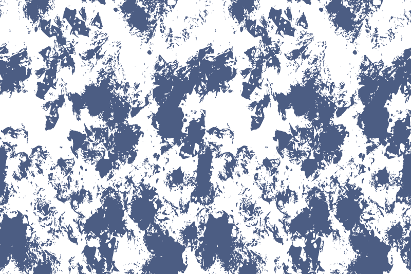 Abstraktní modré tvary originální prostírání - TenStickers