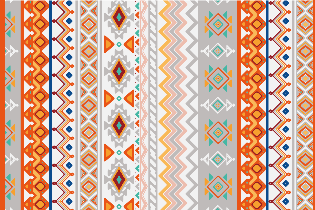 Texturované prostírání v bohémském stylu - TenStickers