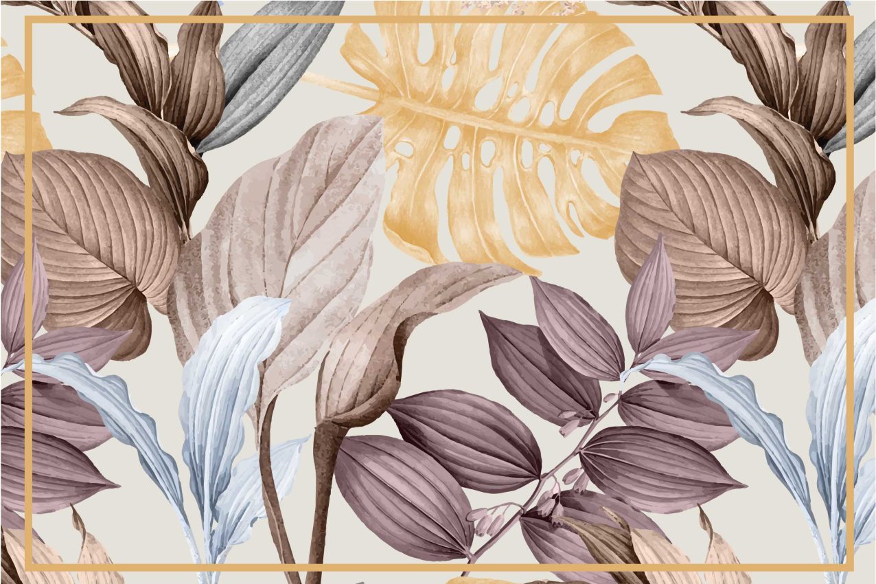 Tropické rostliny xxl domácí prostírání - TenStickers