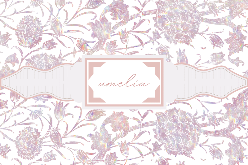 Vlastní prostírání bodláku - TenStickers