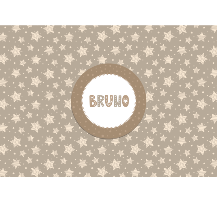 Pruhované hvězdy Fototapeta pro mateřské školy - TenStickers