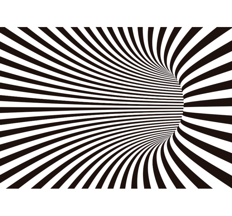 Fototapeta 3d efekt tunelu - TenStickers