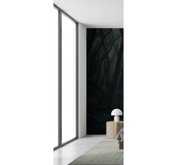 Lesní fototapeta temné mystické lesy - TenStickers