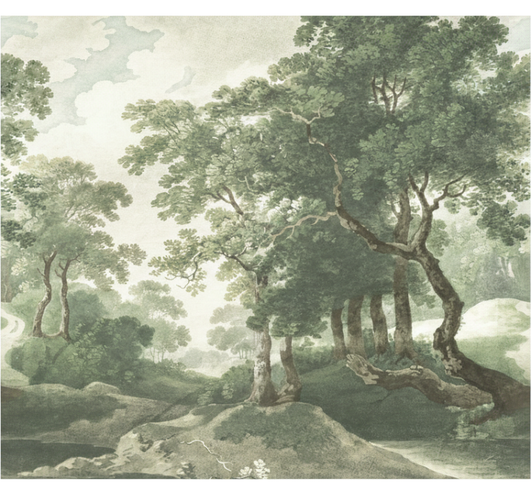 Lesní fototapeta klasická nadčasová příroda - TenStickers