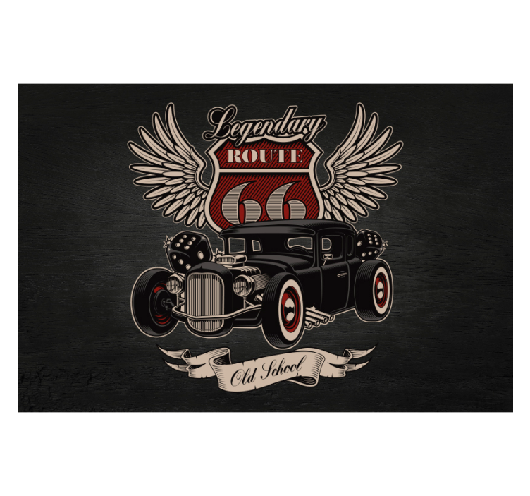 Fototapeta servisní trasa - TenStickers