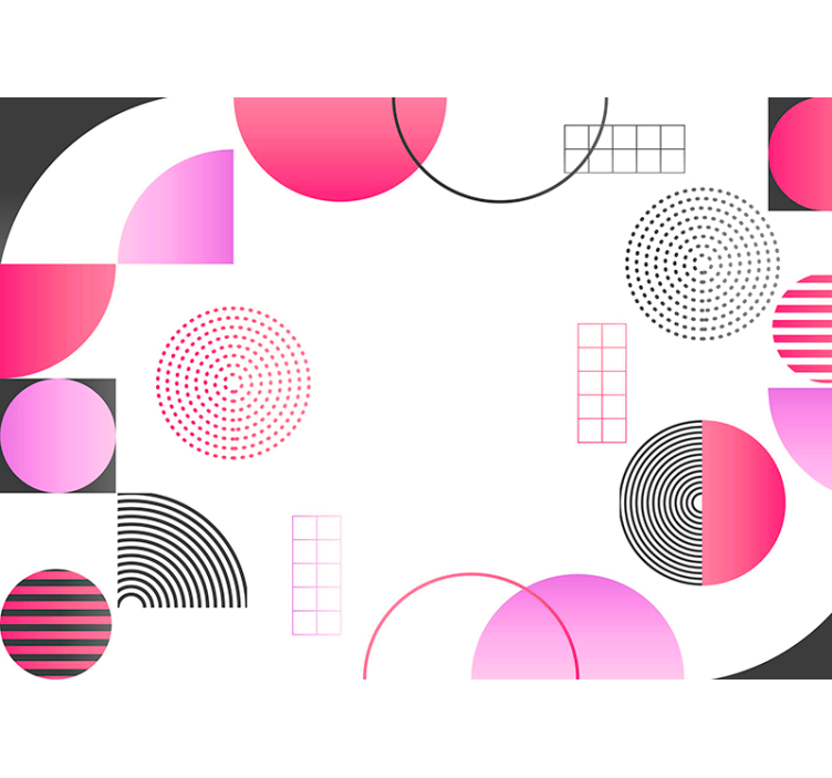 Kruhy barev abstraktní fototapeta - TenStickers